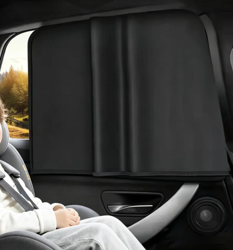 1.1 Car Window Sunshade for Privacy and Light Blocking - Image 1
