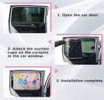 Dinosaur Print Car Window Shade - Image 2