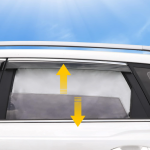 Magnetic Vehicle Side Window Sunshades for Everyday Driving 2 Pack