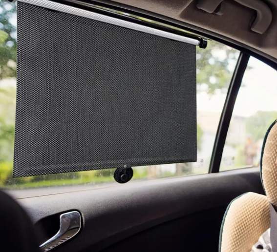 30.1 Silver Anti-Glare Sun Visor Extension Panel - Image 1