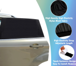Breathable Car Window Covers with Sun and Insect Protection 2 Pack - Image 2